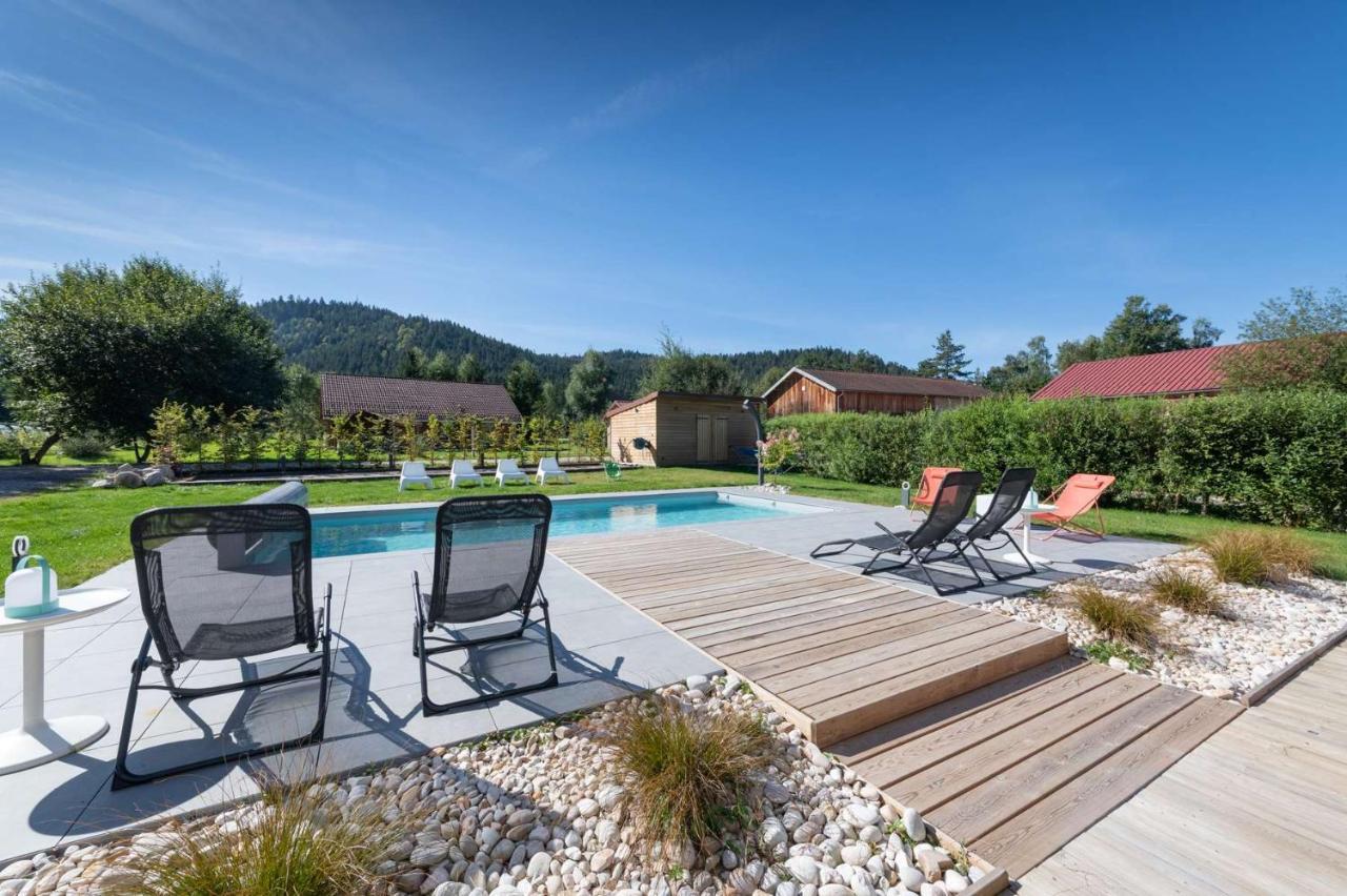 Chalet Du Bien-Etre 15P. Piscine,Spa, Hammam,Petanque,Basket Gerardmer Bagian luar foto