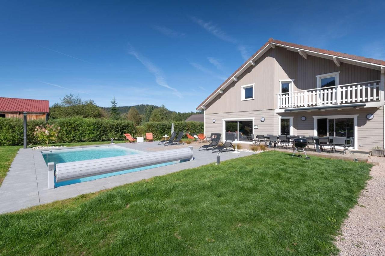 Chalet Du Bien-Etre 15P. Piscine,Spa, Hammam,Petanque,Basket Gerardmer Bagian luar foto